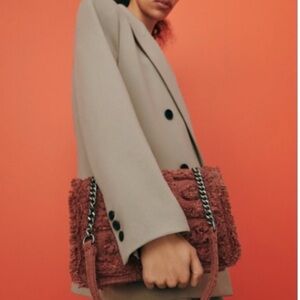 Zara Woven Textured Bag